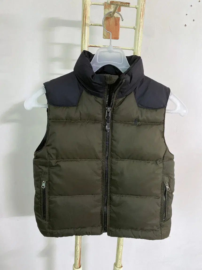 キッズ 3 3T ポロラルフローレンキッズツートンダウンパッド入りベスト