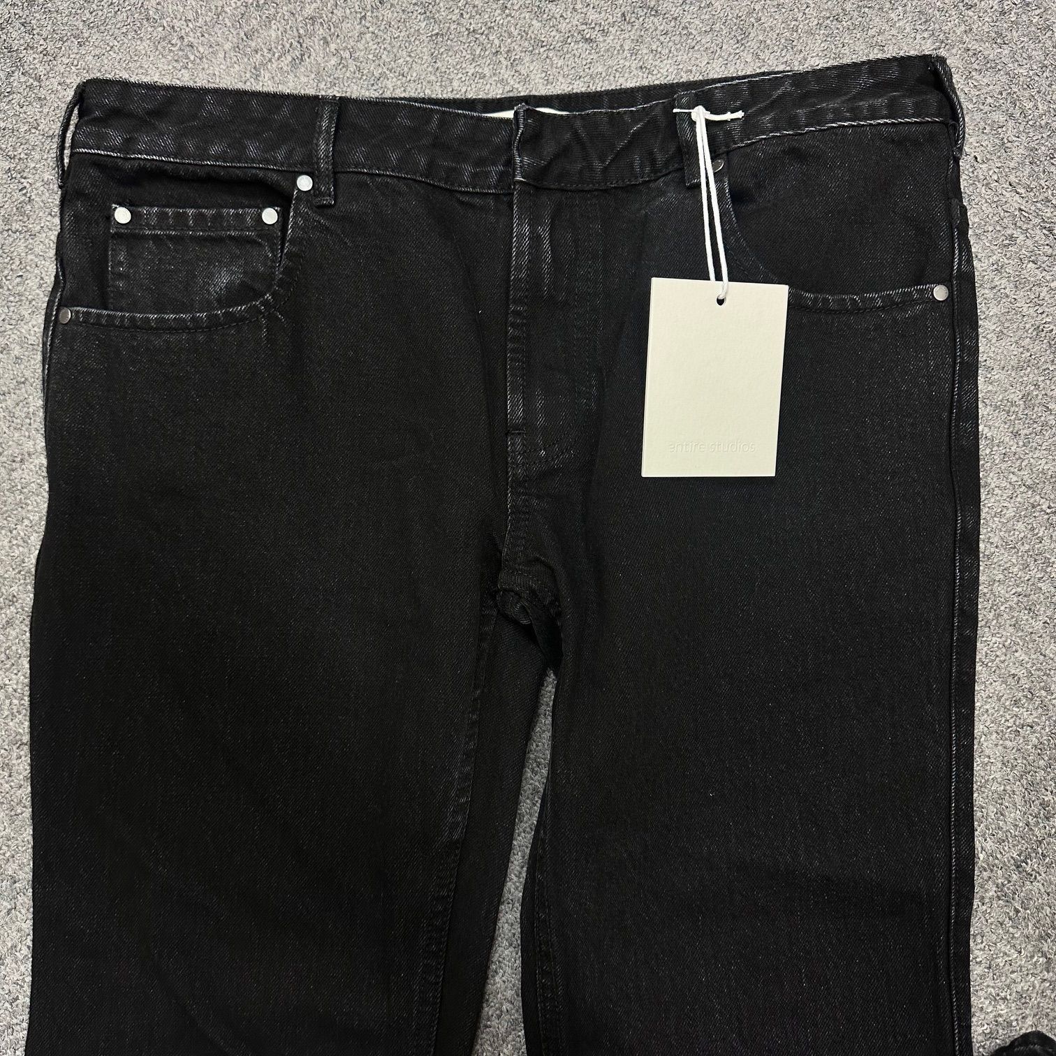 参考上代66000円 未使用品 entire studios 24AW SLIM FLARED JEANS 