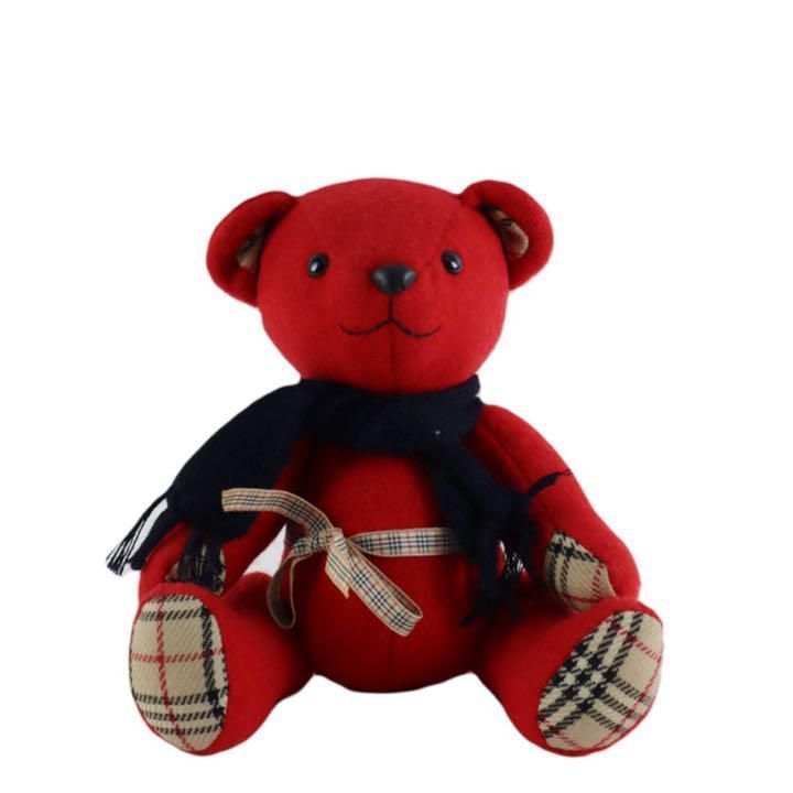 BURBERRY ぬいぐるみセット 赤と黒 BURBERRY ぬいぐるみセット 赤と黒