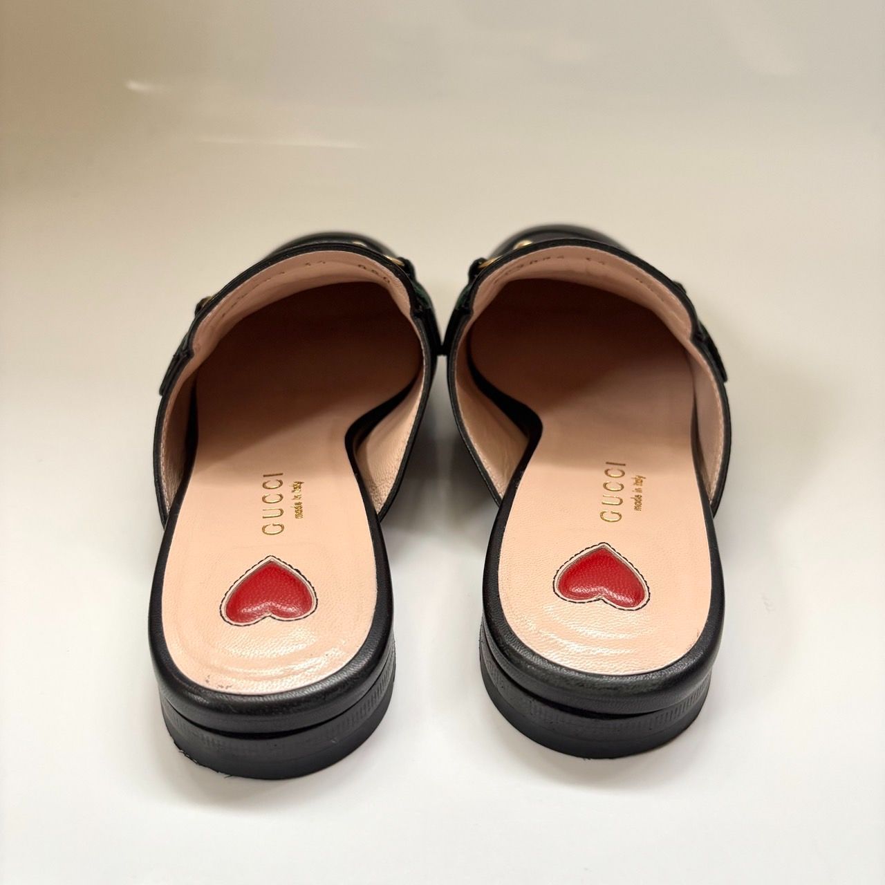 美品 箱付属品付き GUCCI プリンスタウン ホースビット シェリー