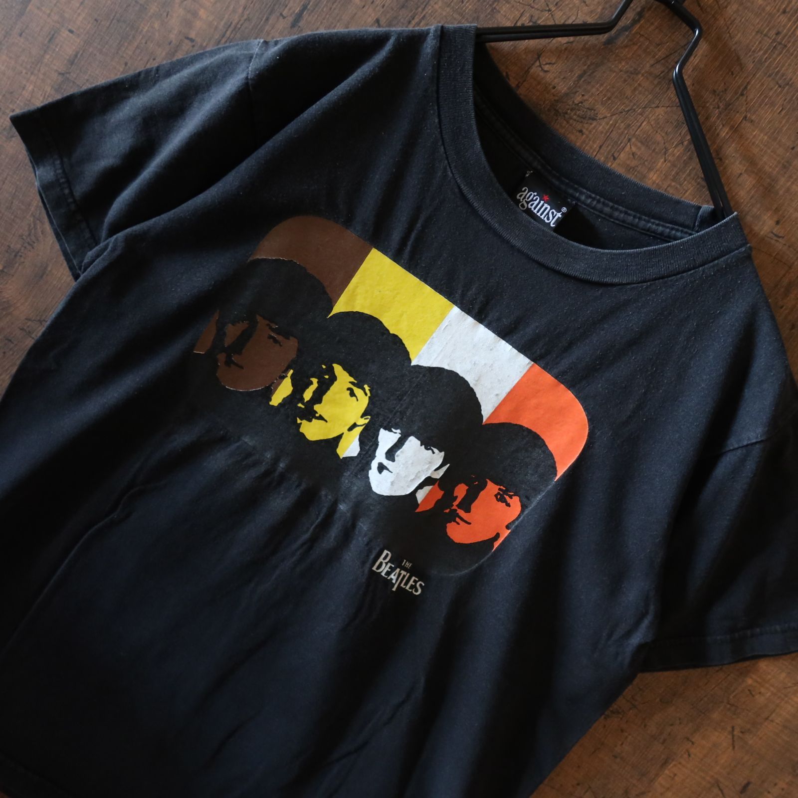 00s Vintage US古着☆BEATLES ビートルズ 両面 プリント 半袖 T シャツ