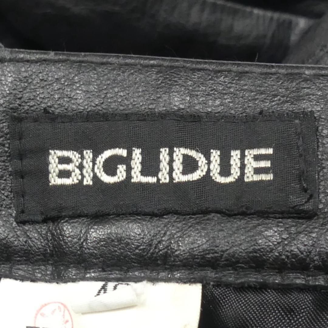 BIGLIDUE レザーパンツ バイク 本革 メンズ 黒 W31 HN1982 - メルカリ