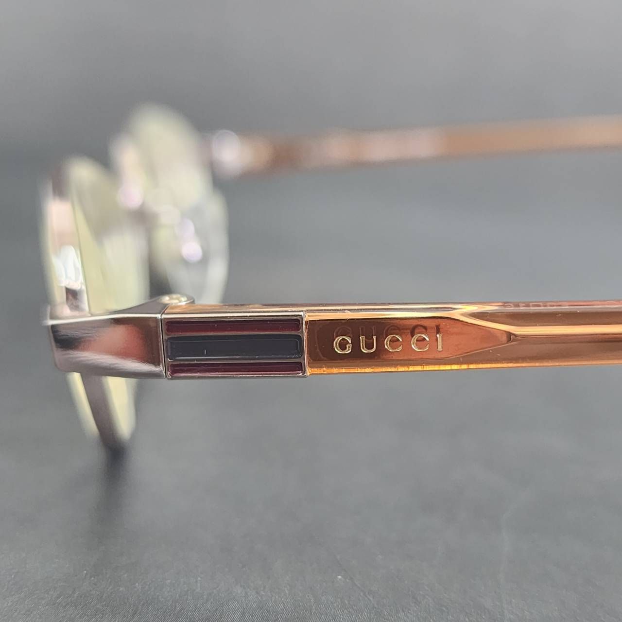 グッチメガネ　美品 GUCCI グッチ 眼鏡 GG-9607J 52□16-137 ケース付き アイウェア