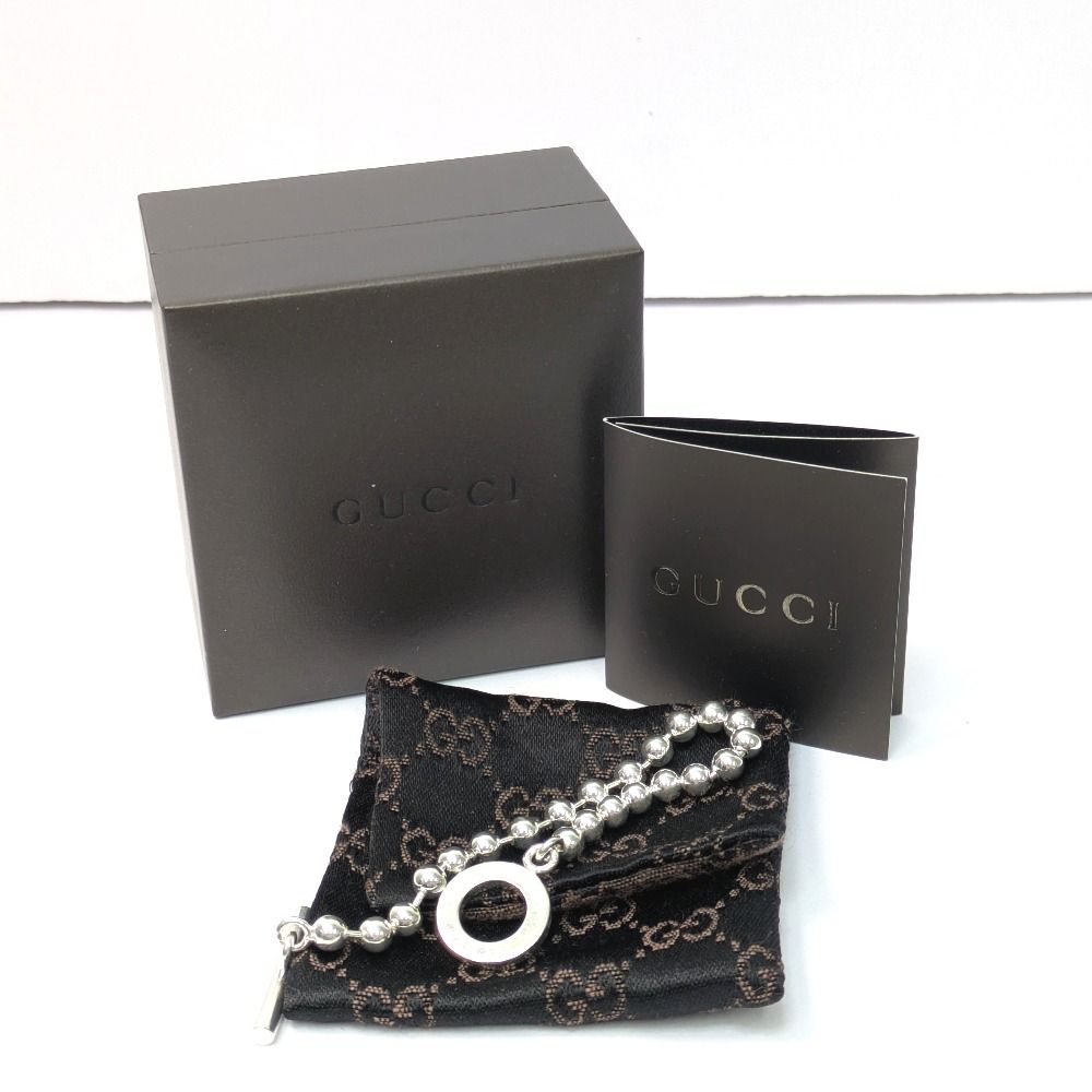 Dz801418 グッチ ブレスレット ボールチェーン シルバー GUCCI Dz801418 グッチ ブレスレット ボールチェーン シルバー GUCCI