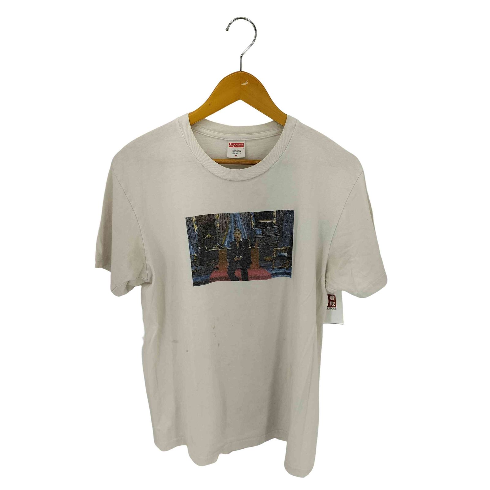 正規品　新品同様　17AW SUPREME SCARFACE THE WORLD IS YOURS 5 POCKET JEANS サイズ32 シュプリーム スカーフェイス パンツ Supreme 17AW Scarface Friend Tee スカーフェイス Tシャツ Lサイズ