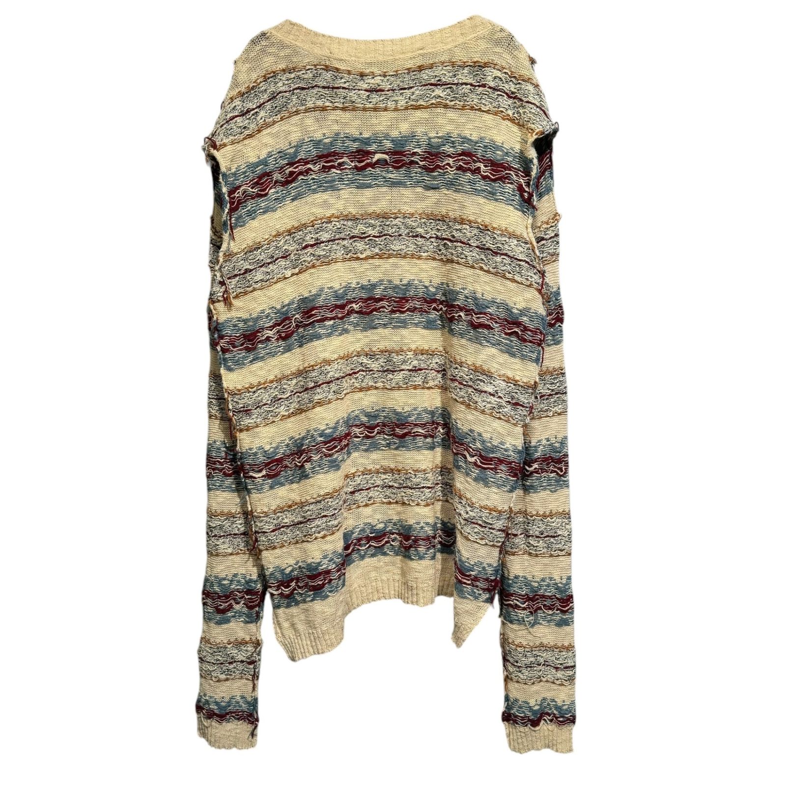 PERVERZE (パーバーズ) ① スリットボーダーニット レディース  