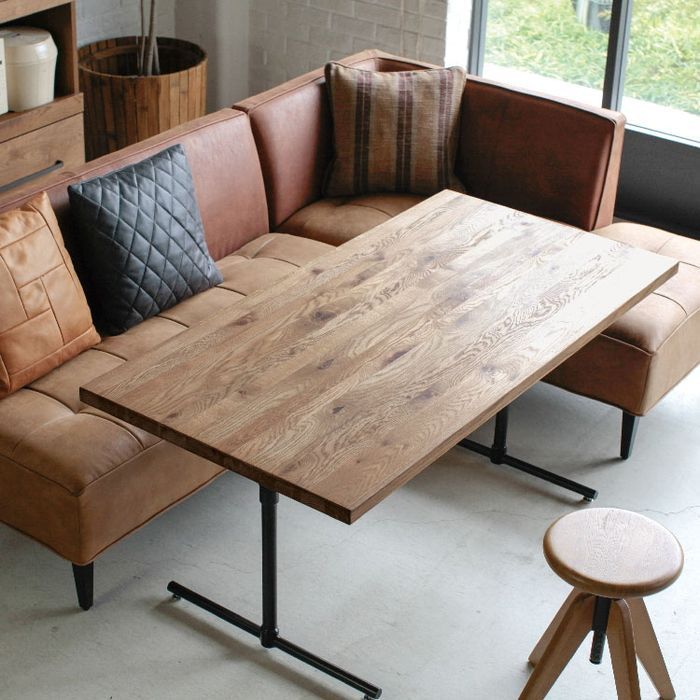 ダイニングテーブル ダイニングテーブル オーク レトロ カフェ風 新品