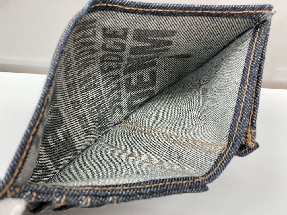 ダブルアールエル RRL INDIGO DENIM BILLFOLD WALLET インディゴ