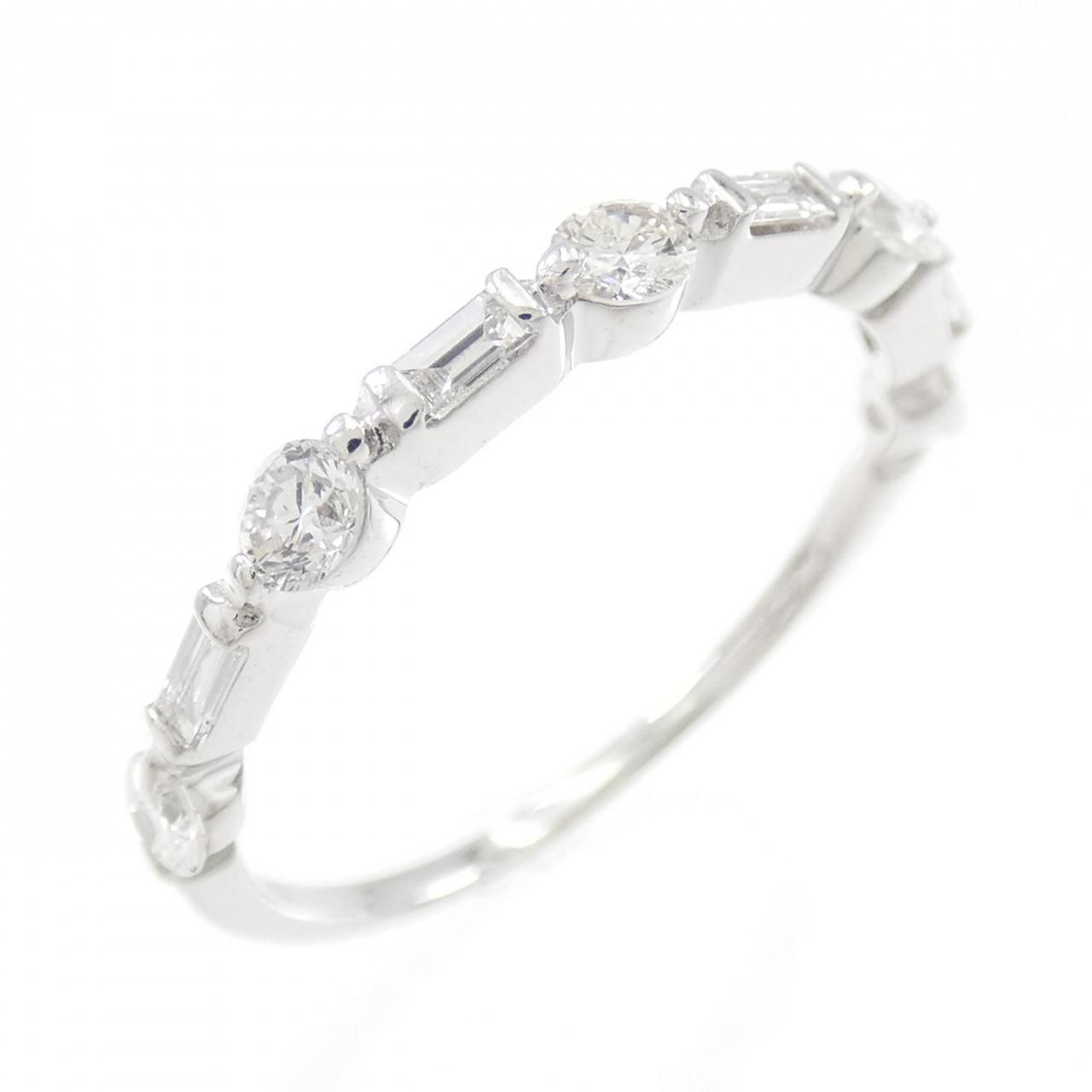 K18WG ダイヤモンド リング 0.45CT