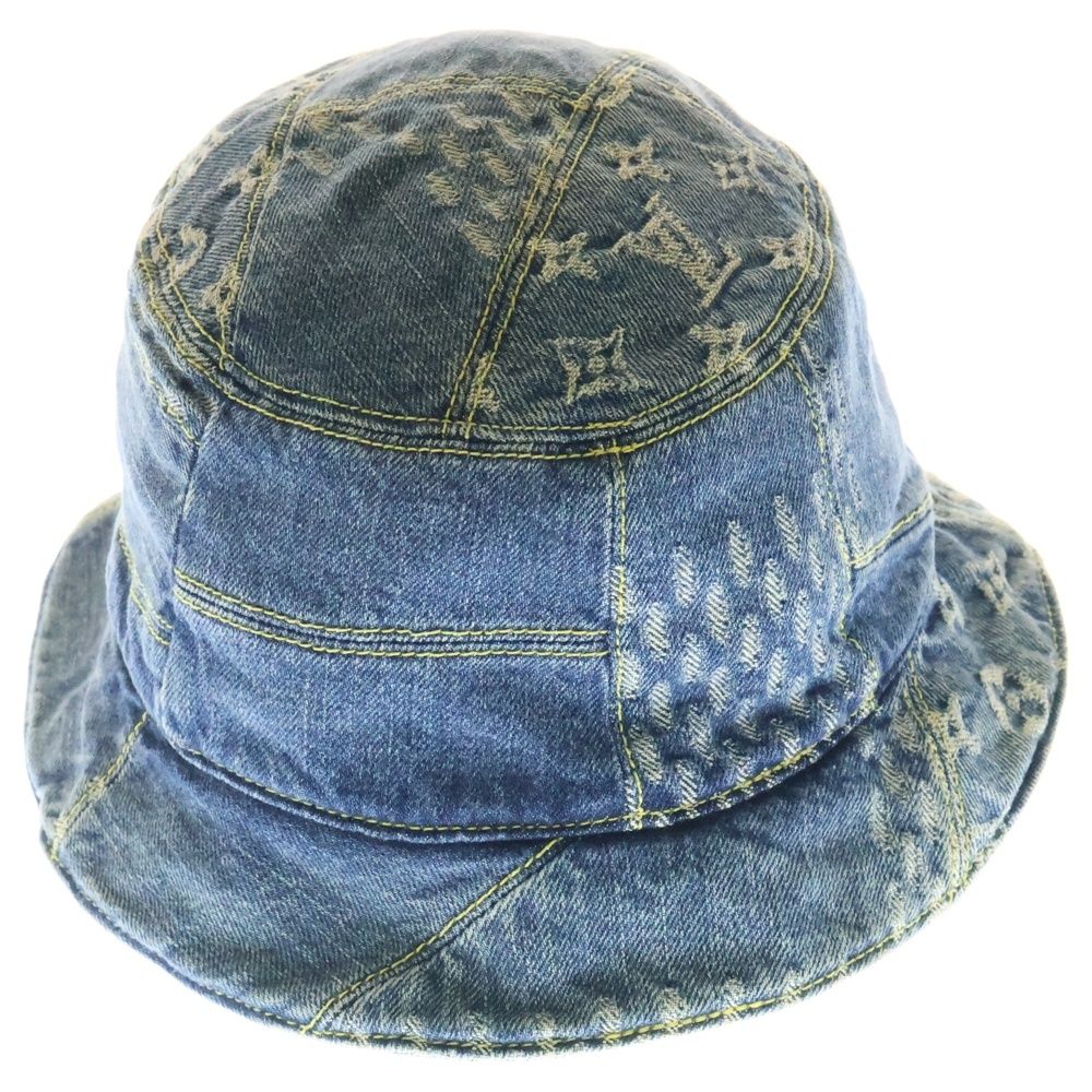 LOUIS VUITTON (ルイヴィトン) ×NIGO モノグラム デニムバケット