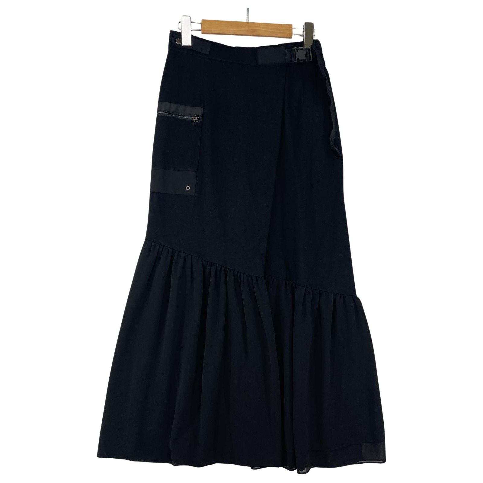 美品 lasud ラシュッド タグ付き アシンメトリーロングスカート