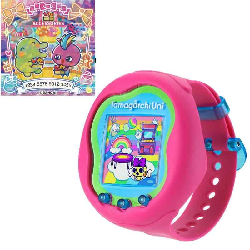 バンダイ BANDAI Tamagotchi Uni Pink ステッカー付 日本おもちゃ大賞2025コミュニケーショントイ部門大賞 2025年日経優秀製品 サービス賞 日経MJ賞受賞
