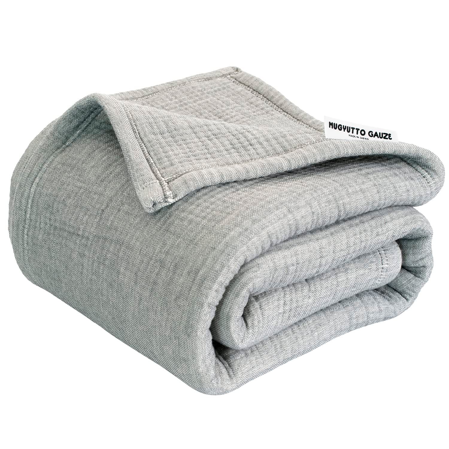 オルタ oruTa ガーゼケット シングル 厚手 5重ガーゼ ふわふわ 赤ちゃん お昼寝 洗える 綿100 約128×190cm グレー