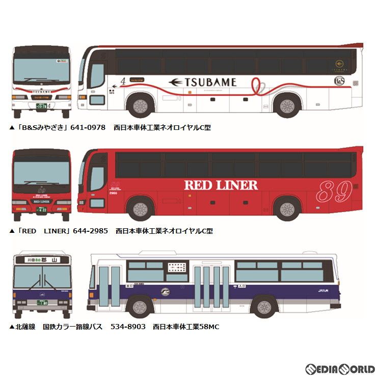 323389 ザ・バスコレクション JR九州バス設立20周年記念3台セット N