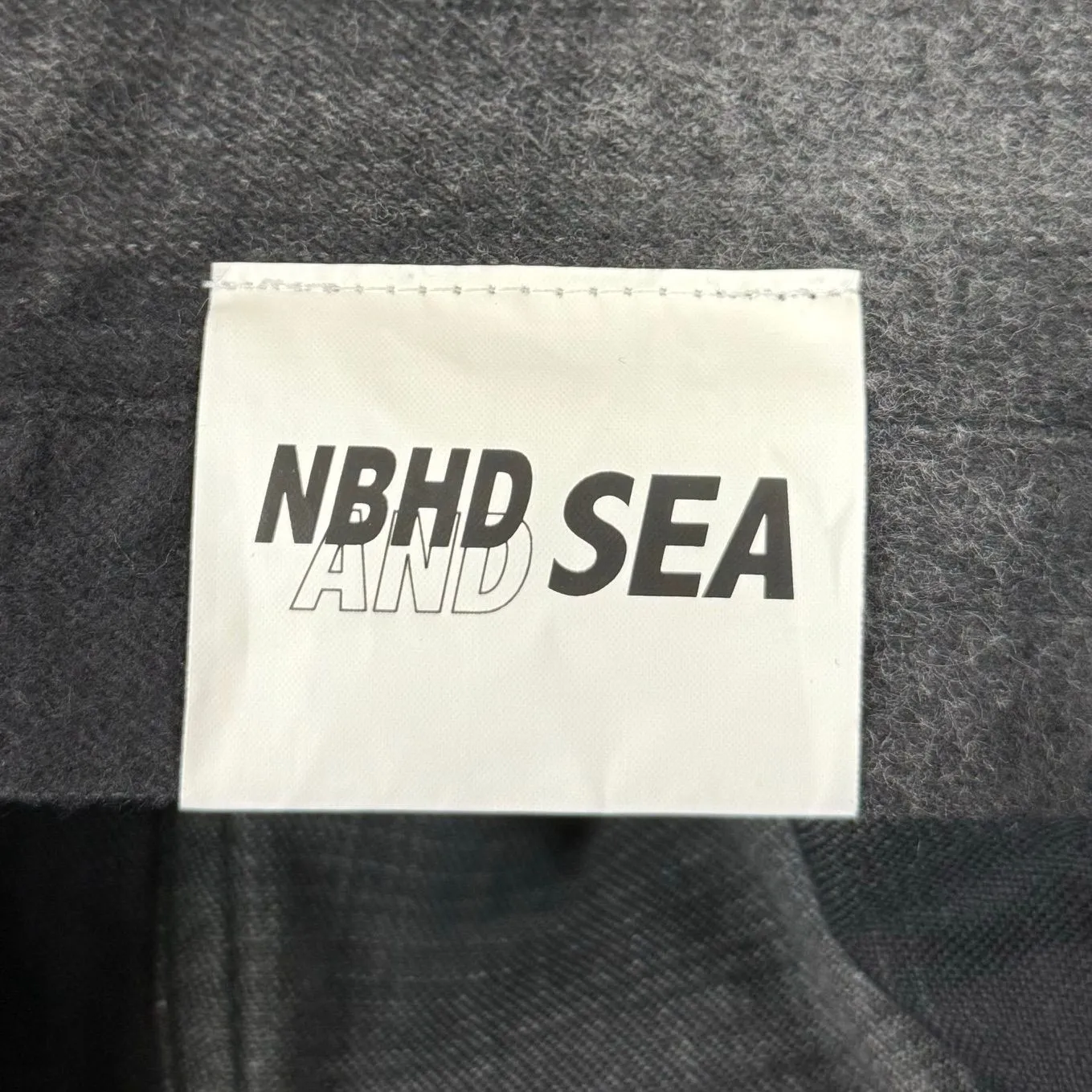 NH X WIND AND SEA . OMBRE CHECK SHIRT LS