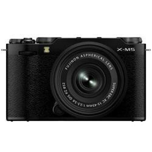 2営業日で発送 X-M5-1545-B FUJIFILM X-M5 XC15-45mmレンズキット ミラーレス一眼カメラ ブラック ズームレンズ