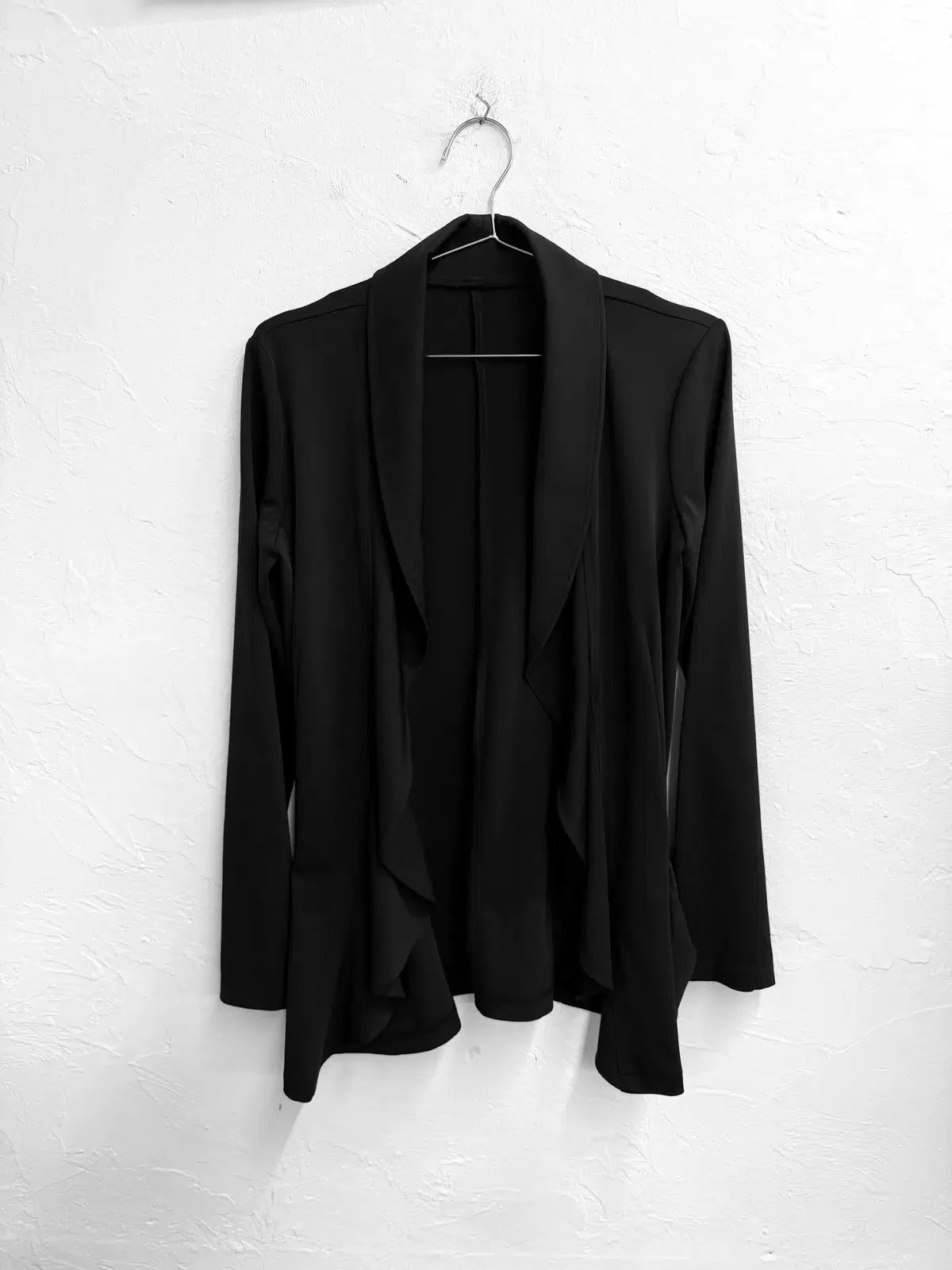 プチプードル ドレープ オープン カーディガン