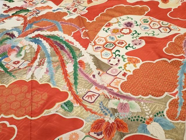 平和屋着物□掛下 和装 婚礼 花嫁 結婚式 神社挙式 駒刺繍 鳳凰