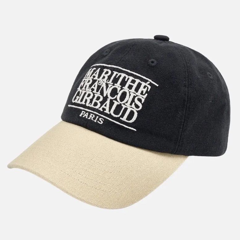 MARITHE☆大人気 CLASSIC LOGO CAP (BLACK/NAVY/BEIGE) (Marithe