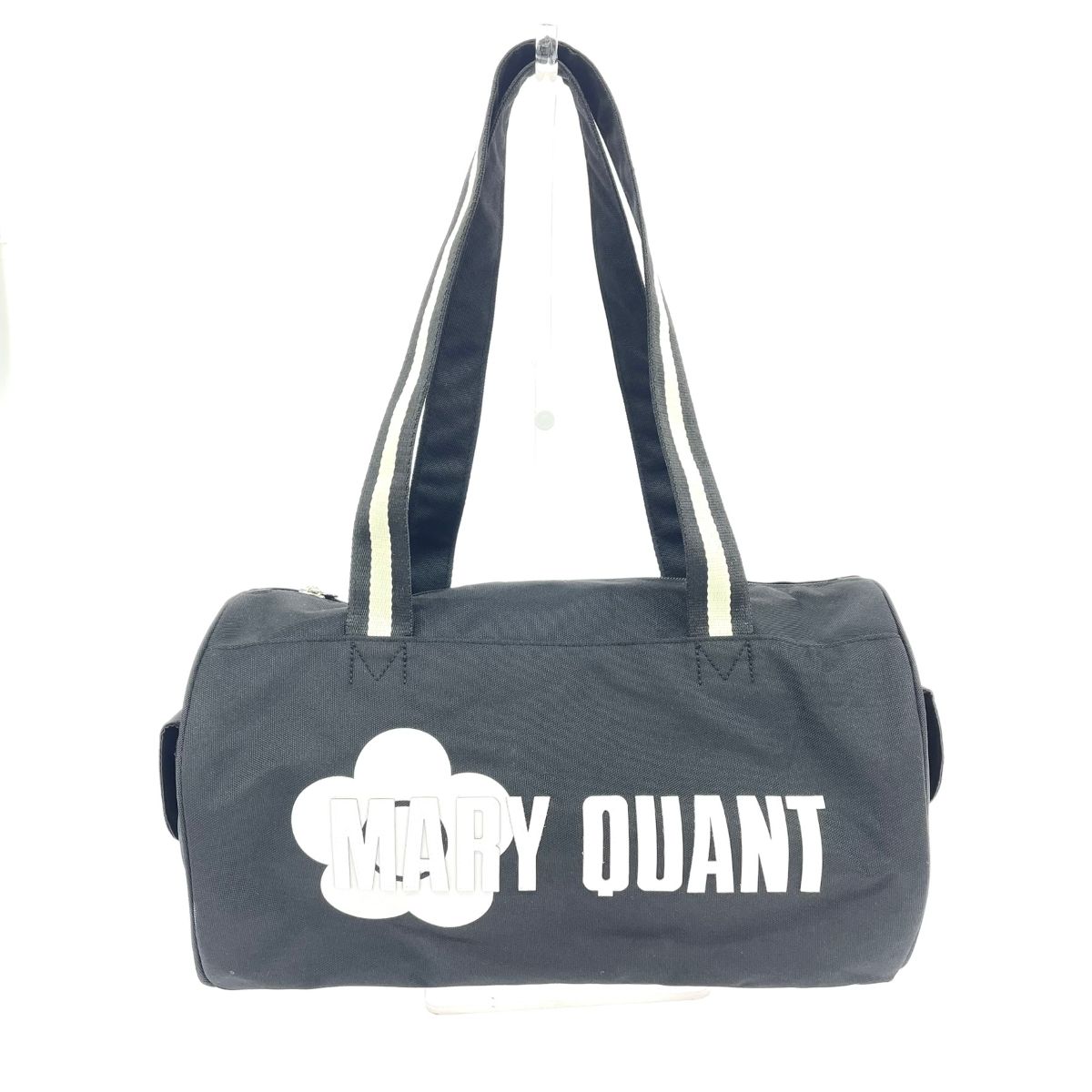 未使用品　MARY QUANT ナイロンボストン旅行バッグ ブラック 通常販売 未使用品 MARY QUANT ナイロンボストン旅行バッグ ブラック