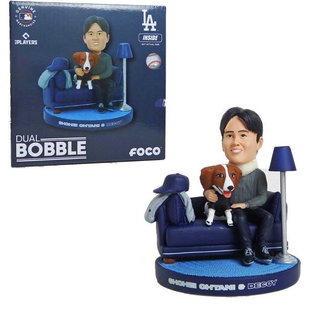 大谷翔平 フィギュア MLB公式商品 野球 メジャーリーグベースボール ボブルヘッド MAJOR LEAGUE BASEBALL BOBBLEHEAD  LA DODGERS OHTANI SHOHEI ＋ DECOY バブルヘッド ロサンゼルス・ドジャース - メルカリ