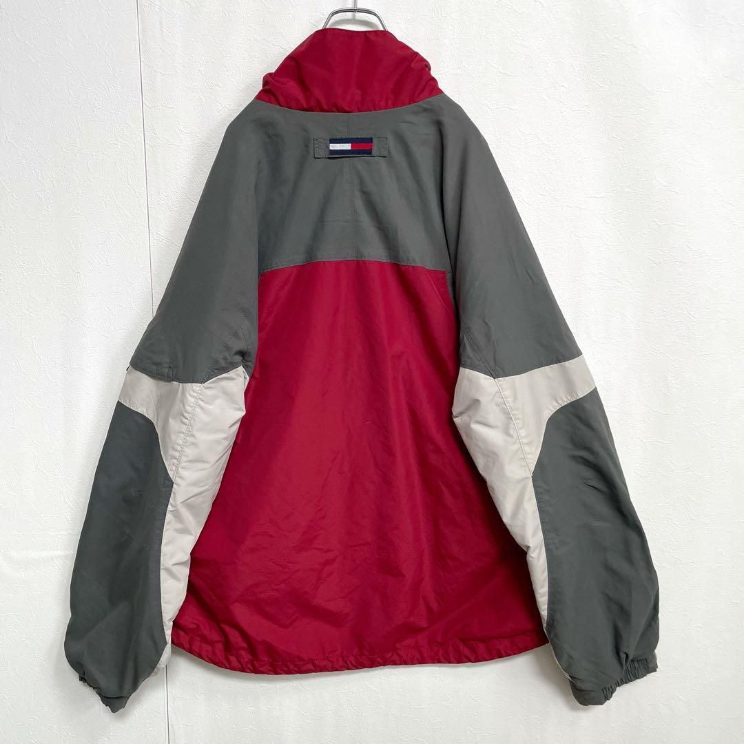 トミーヒルフィガー　90s　ビッグサイズ　旧タグ　ナイロンジャケット　XXL トミーヒルフィガー 90s ビッグサイズ 旧タグ ナイロンジャケット XXL