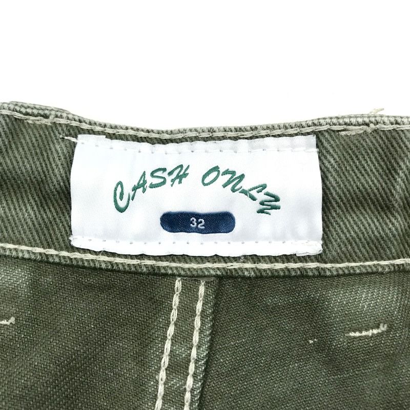CASH ONLY デニムカーゴパンツ W32 カーゴパンツ Cargo Jeans 