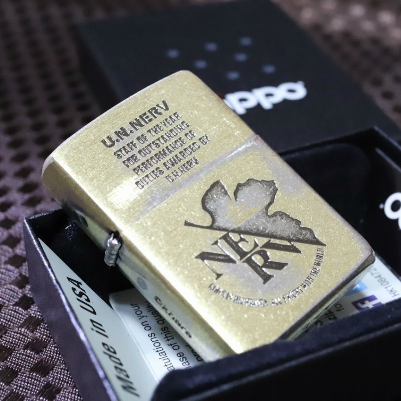 エヴァンゲリオン NERV マーク ZIPPO USED加工 ジッポー ネルフ 人気 