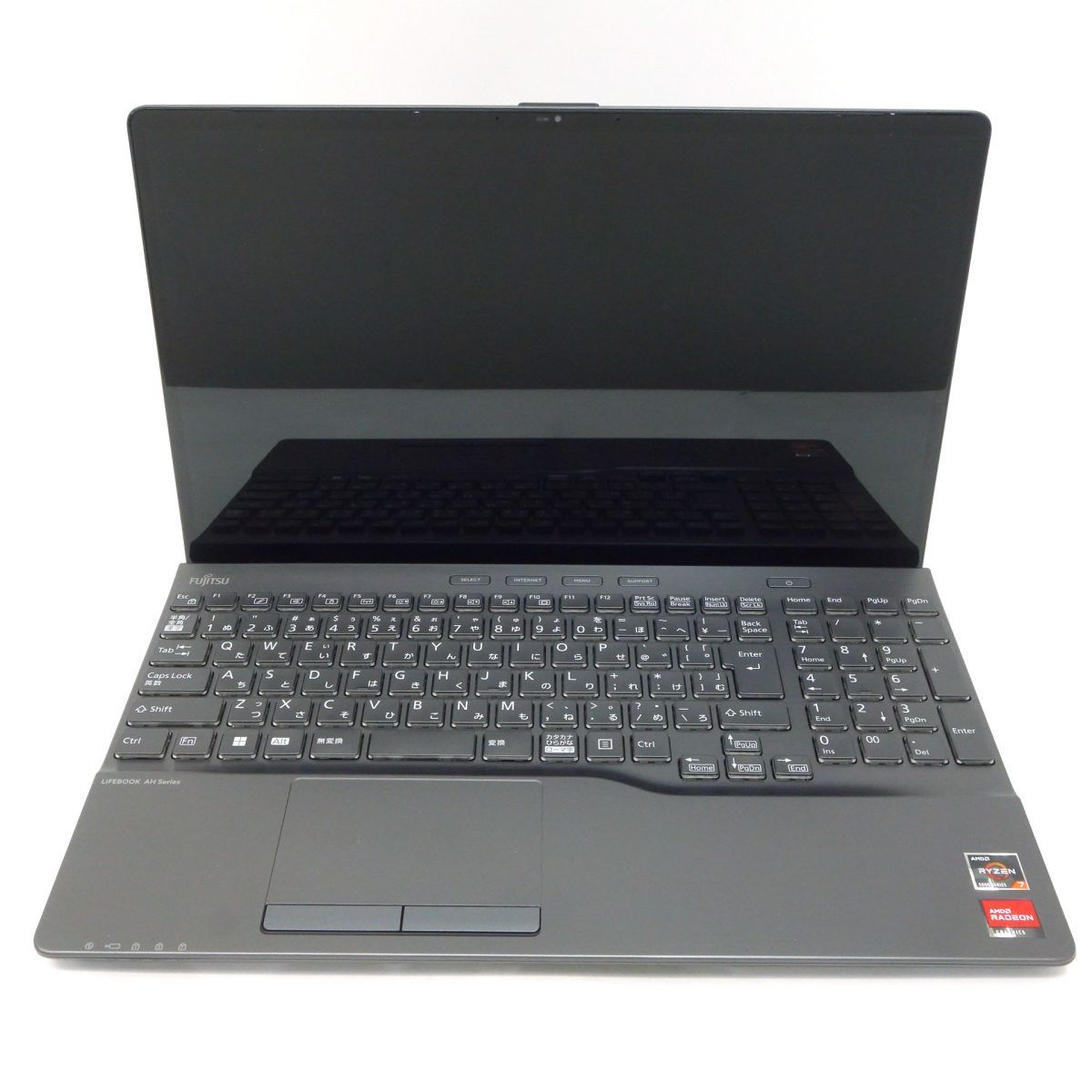 富士通 FMV LIFEBOOK AH50/G2 FMVA50G2BK ブライトブラック Ryzen7/8GB/512GB ノートパソコン ※中古美品  - メルカリ