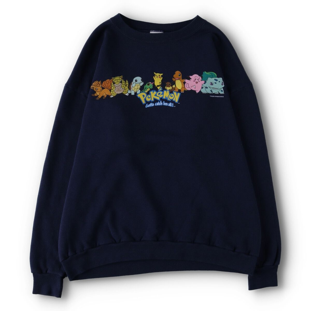 古着 90年代 POKEMON ポケモン キャラクタースウェットシャツ 