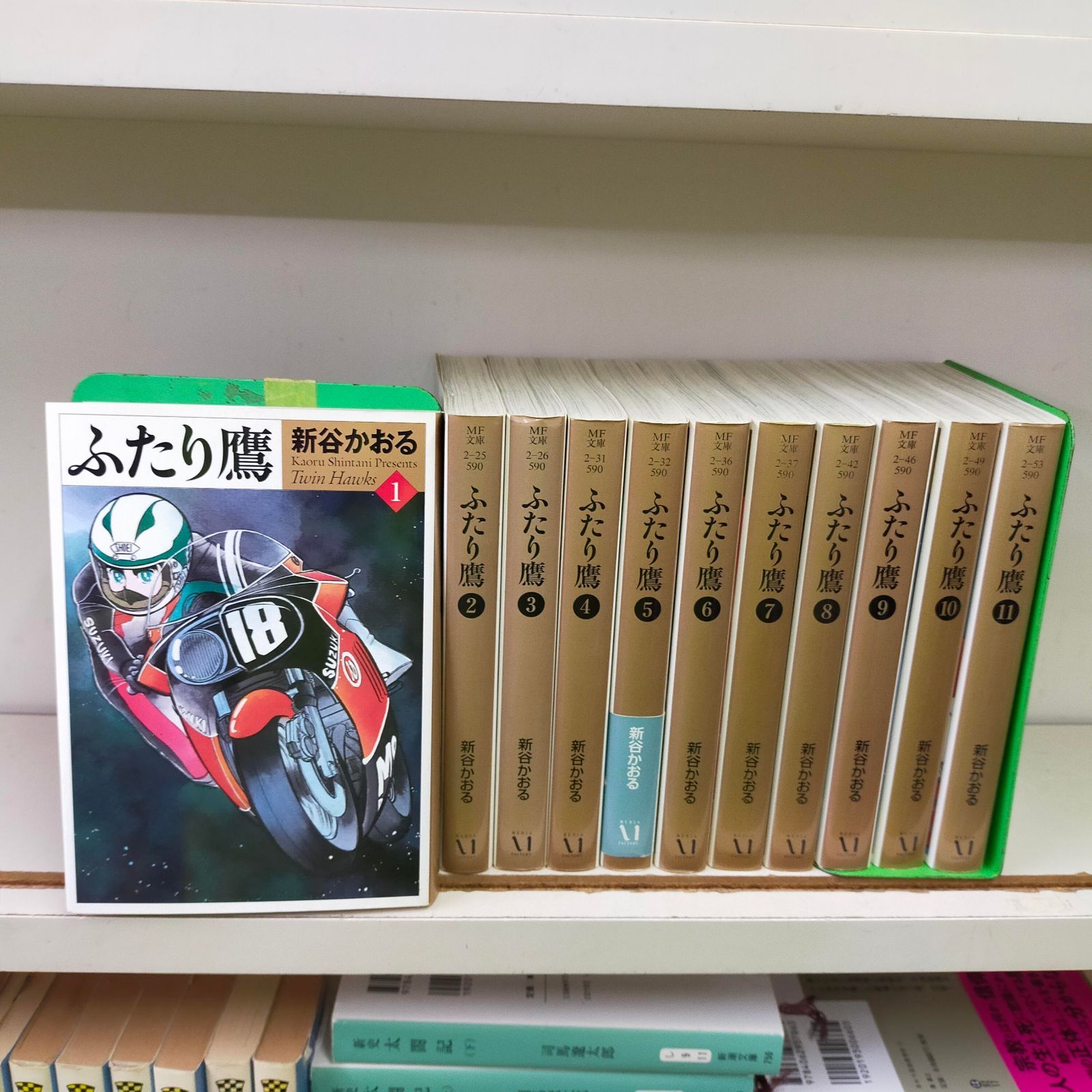 Book コミック ふたり鷹 ＭＦ文庫版 全１１巻 文庫 ID Set_B_20250424_003_B00007CCNF_A00