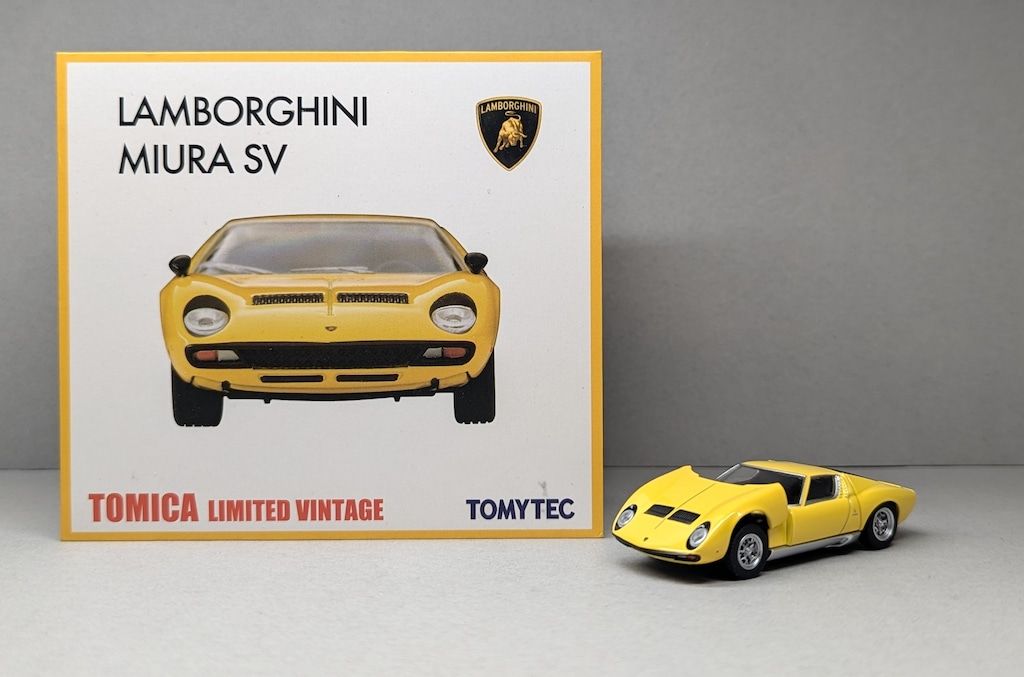 TOMYTEC TOMICA LIMITED VINTAGE ランボルギーニ ミウラ SV (黄)