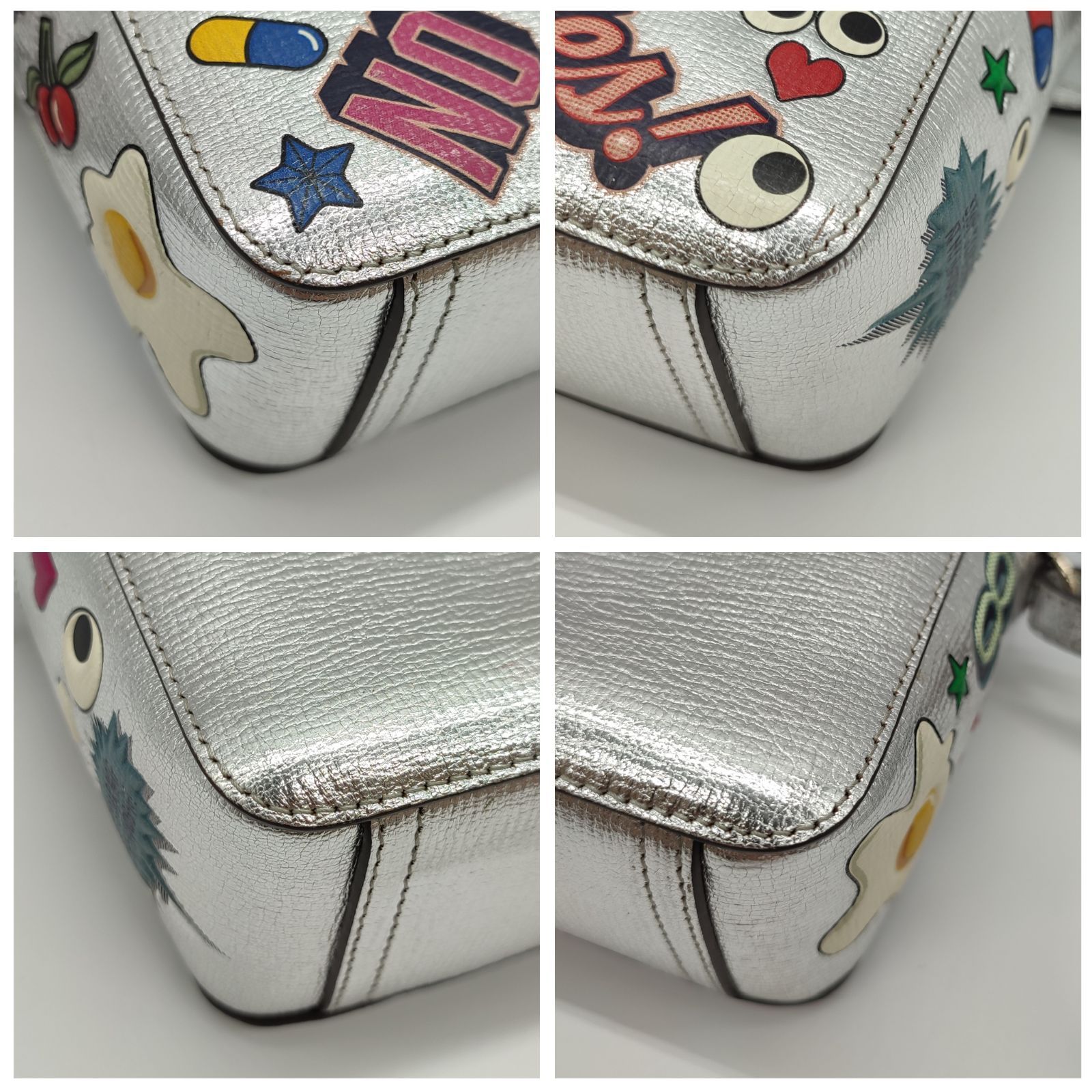 アニヤハインドマーチ ショルダーバッグ オールオーバーステッカーズ