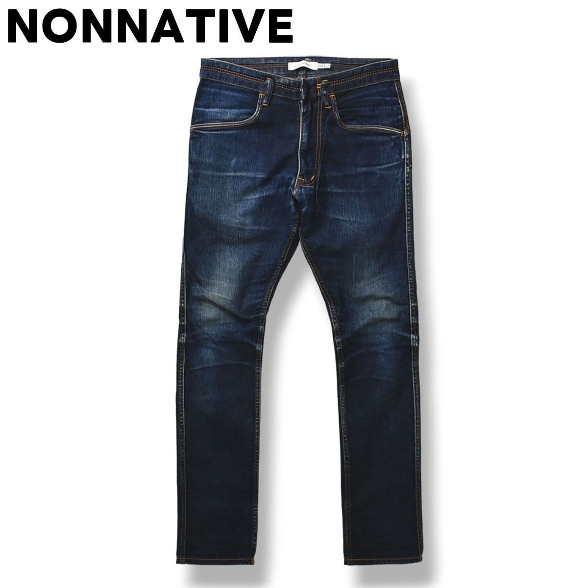 【美シルエット】 ノンネイティブ NONNATIVE DWELLER TIGHT FIT JEANS スキニー デニム ジーンズ インディゴ メンズ