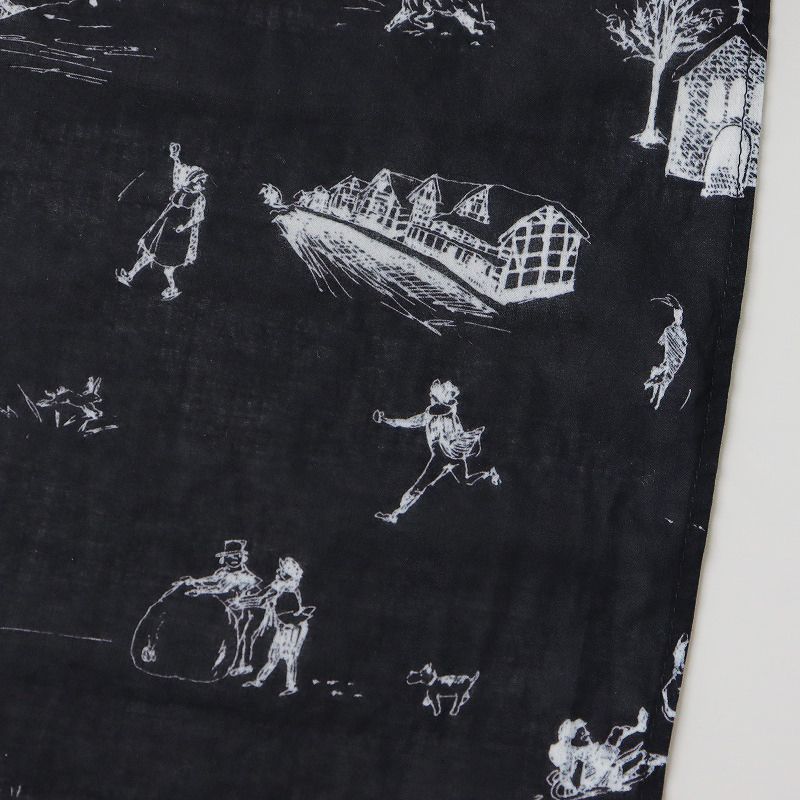 R&D.M.Co ガーゼショール WEEKEND HILL 美品 オールドマンズテーラー R&D.M.Co- WEEKEND HILL GAUZE SHAWL
