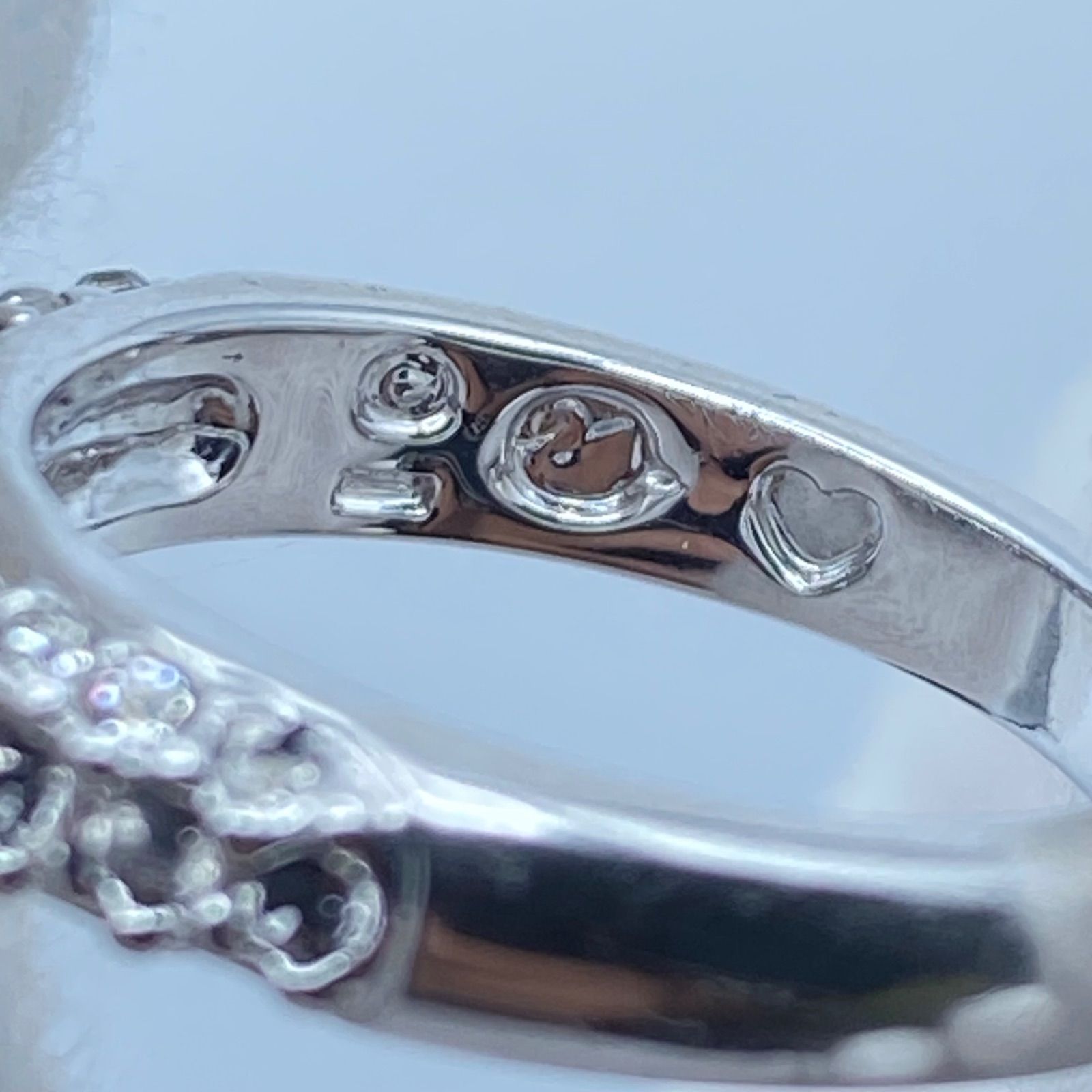【美品】SWAROVSKI リング Dextera リング, ホワイト, ゴールドトーン・プレーティング