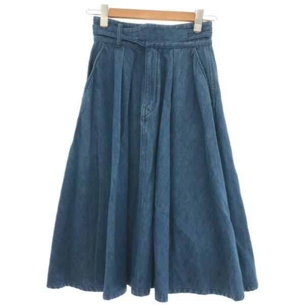 IENA×SINMEイエナ×シンメグルカデニムスカートブルーサイズ:27