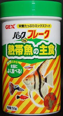 同梱不可 36個セット ジェックス パックDEフレーク 熱帯魚の主食 52g