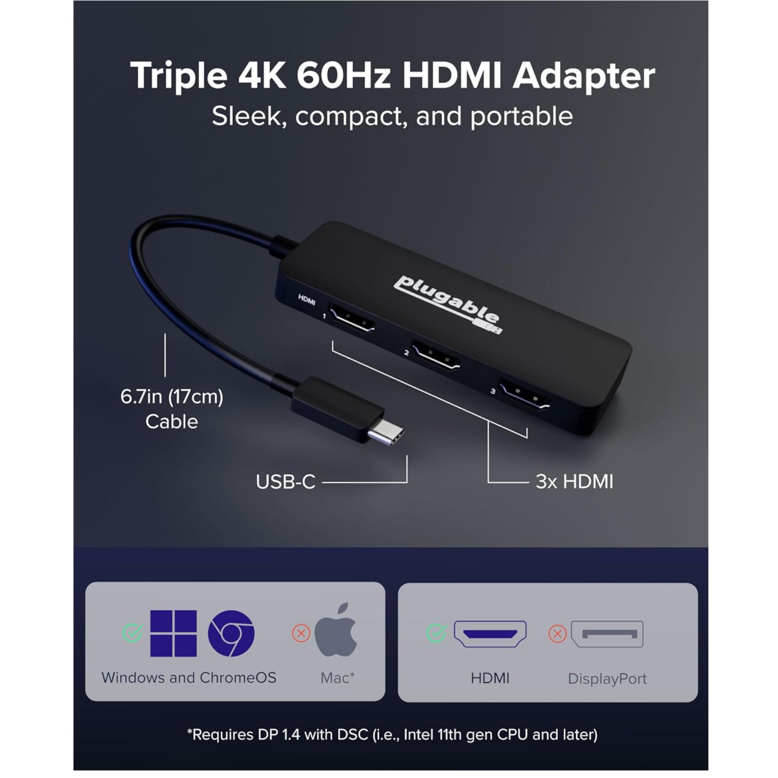 HDMI マルチモニターアダプター
