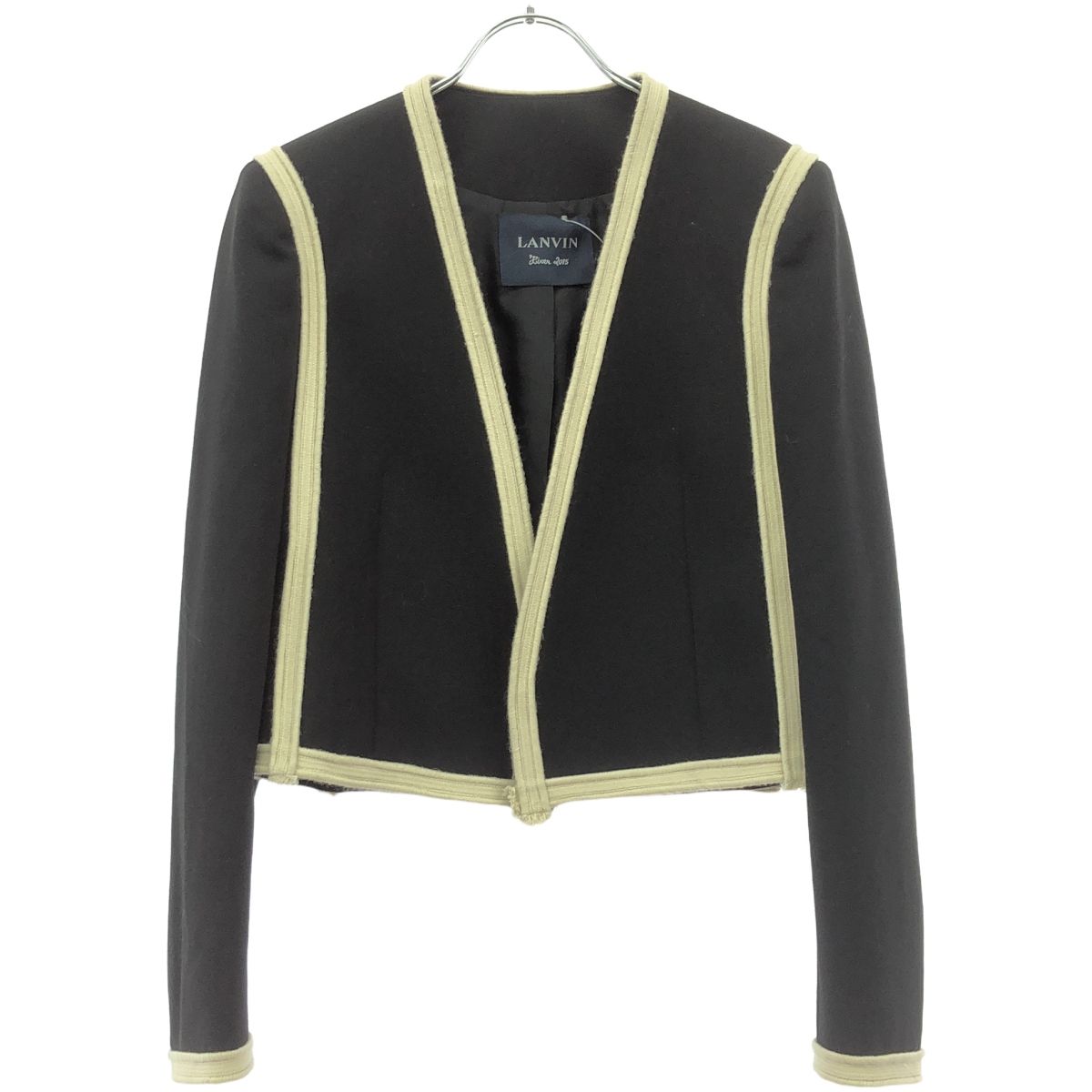 LANVIN ランバン ノー トリムジャケット JA7102 2882 H15 ブラック 36