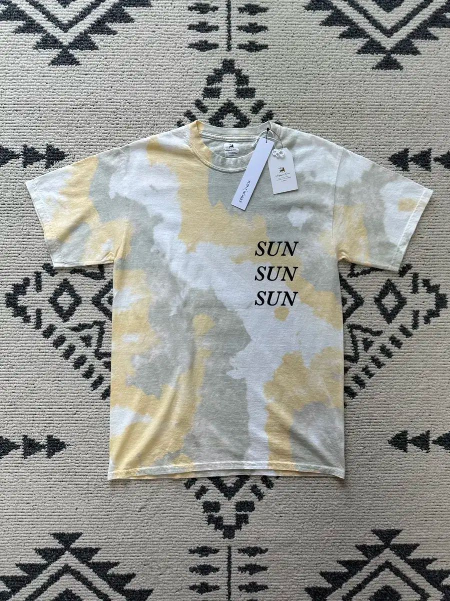 19SS SASQUATCH fabrix. サスクワァッチファブリックス ダイダイ柄 空っぽの仲間 Tシャツ