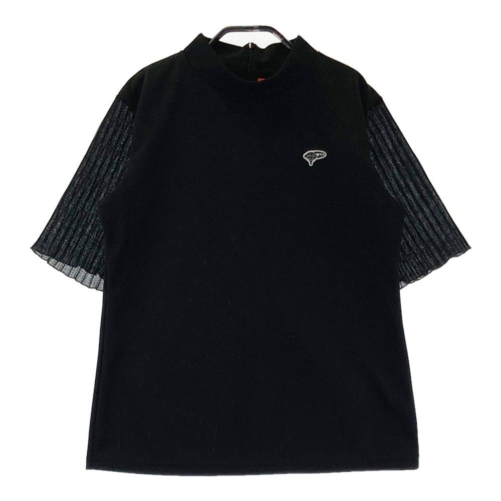 サイズ：L BEAMS GOLF ビームスゴルフ モックネック半袖Tシャツ 切替