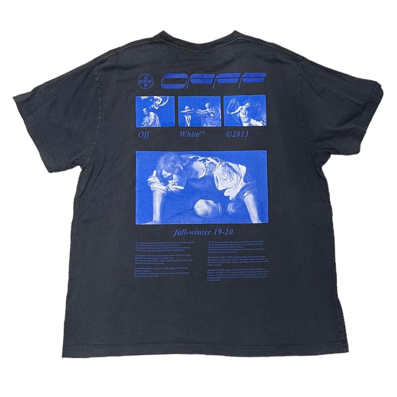 OFF-WHITE / 2019aw/HARDCORE CARAV S/S OVER TEE/Tシャツ/L/omaa038f19185009 OFF WHITE オフホワイト 19AW Hardcore Carav S/S Over Tee オーバー