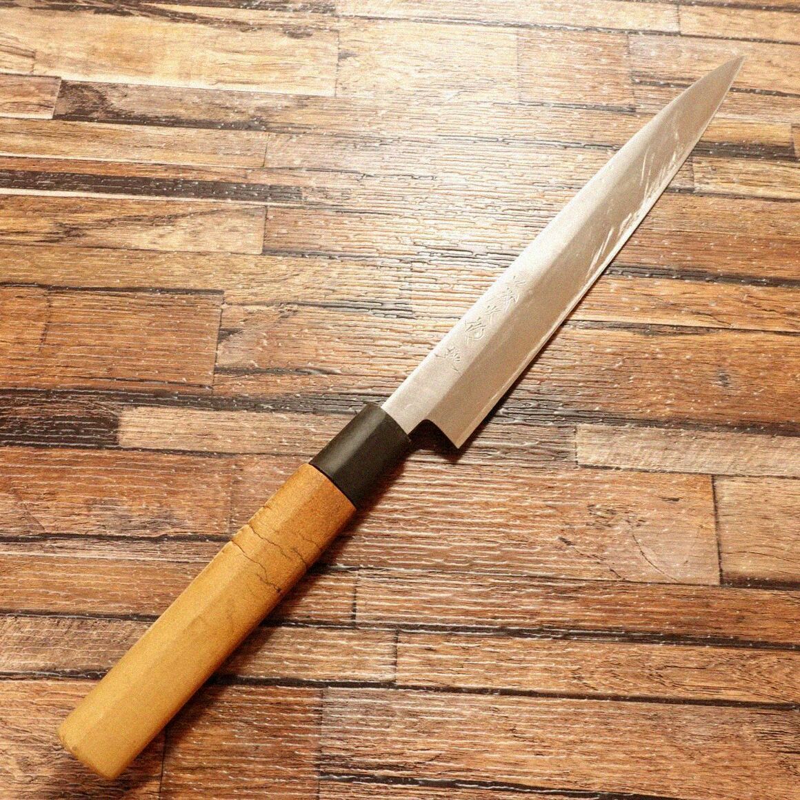 藤次郎 柳刃包丁 研ぎ済 刺身包丁 樹脂系柄 ハガネ 215mm - メルカリ