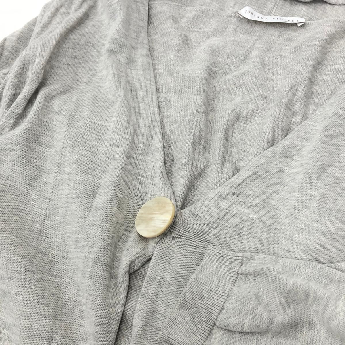 FABIANA FILIPPI ファビアナフィリッピ 長袖カーディガン サイズI42  