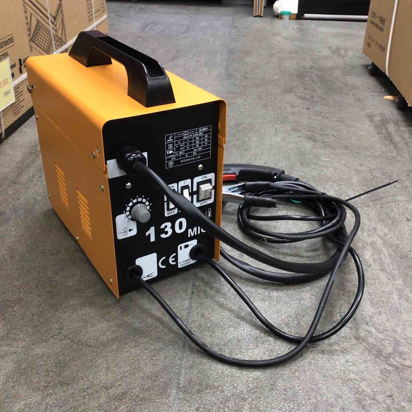 KITCHO 100Vノンガス半自動溶接機 モデル MIG130 IEC60974-1 川崎店