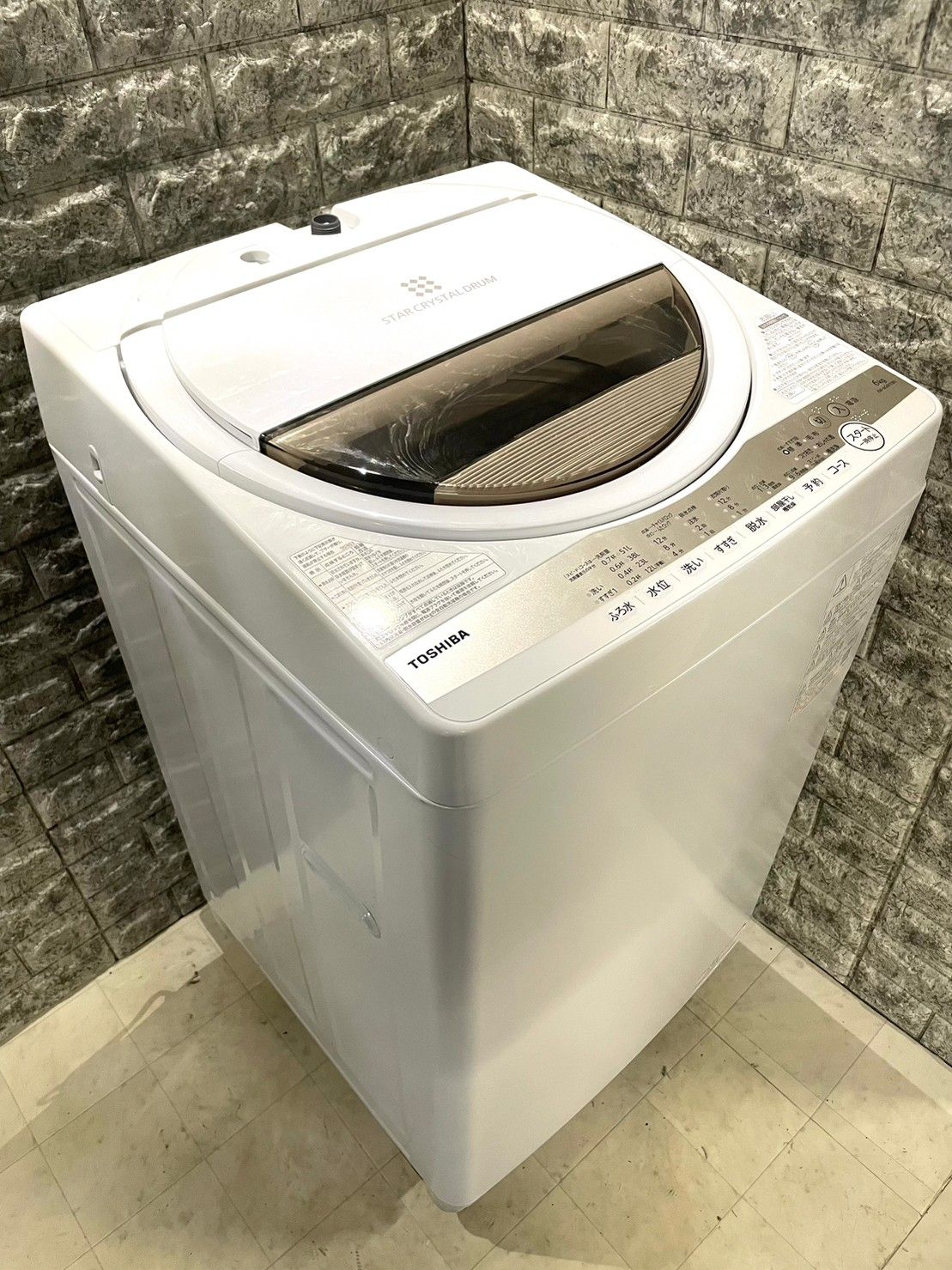 全国送料無料☆3か月保障付き☆洗濯機☆2022年☆TOSHIBA☆AW-6GM1☆6 