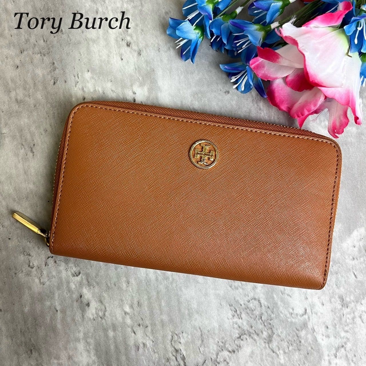 ✨良品✨ Tory Burch トリーバーチ 長財布 ラウンドファスナー ロング 