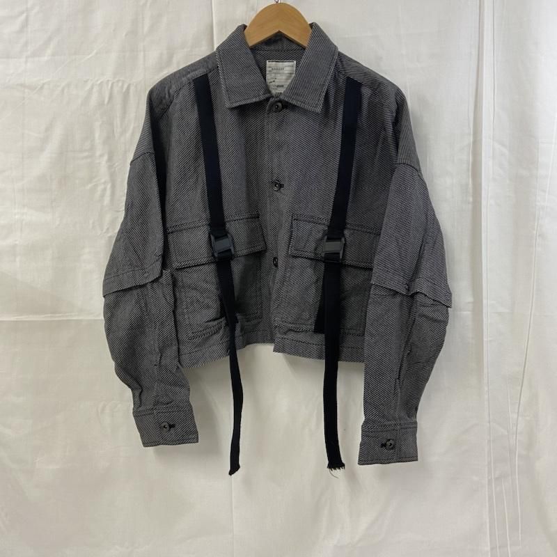 SHAREEF シャリーフ ジャケット 上着 ジャンパー ブルゾン SHAREEF シャリーフ 2019AW SHORT SHIRTS BLOUON ジャケット 1 グレー 19713038