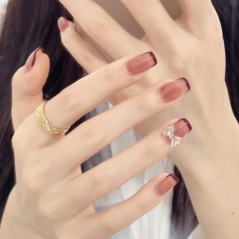 ネイル チップ 可愛い蝶々デザインつけ爪 24枚入 結婚 パーテイ 出勤最適 ネ